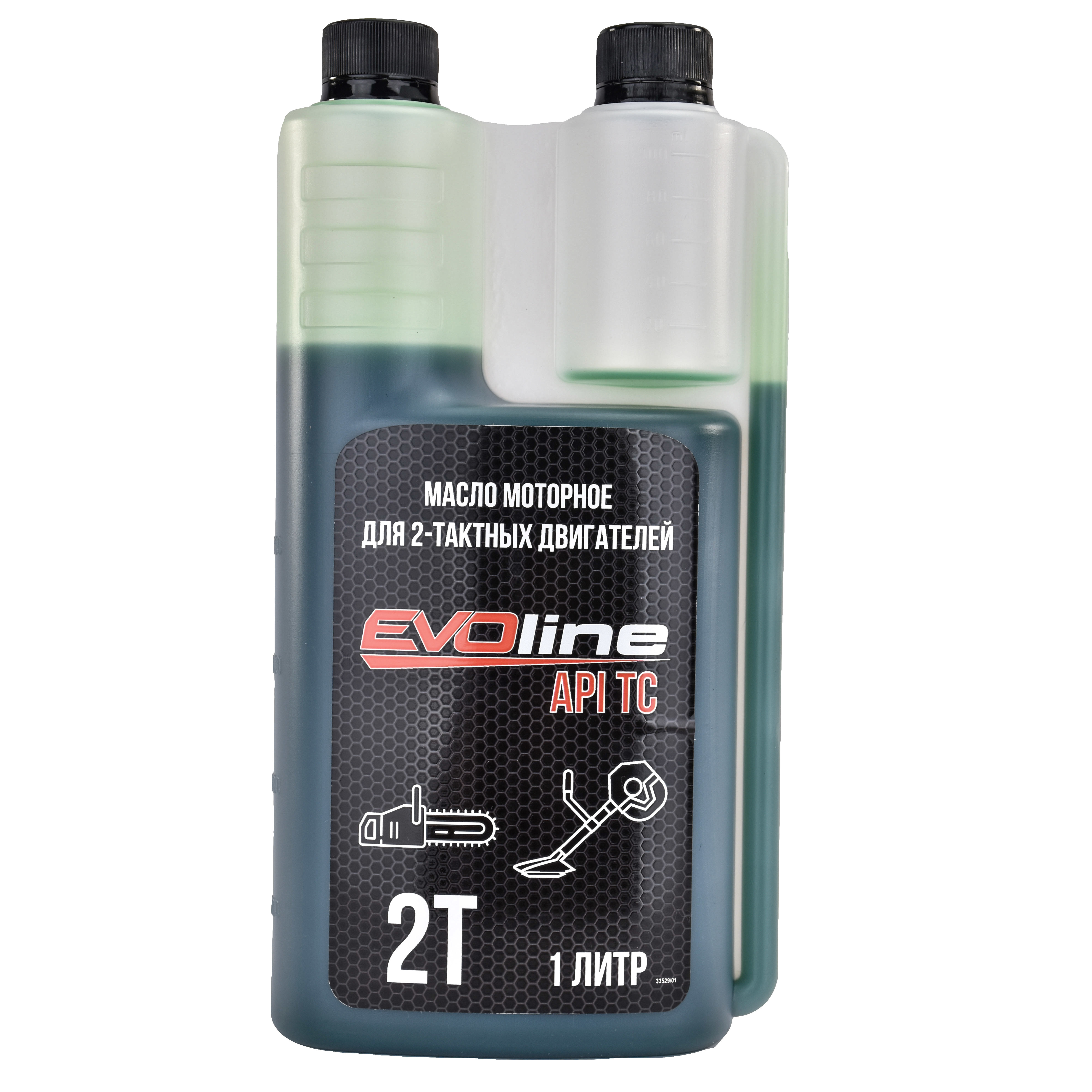 Изображение товара Моторное полусинтетическое масло EVOline для цепей пил 1 л всесезонное
