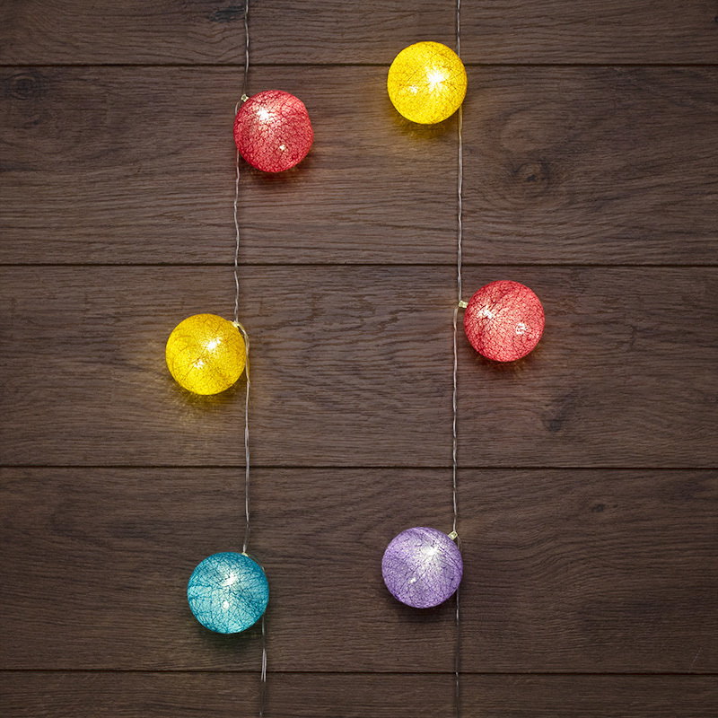 Изображение товара Электрогирлянда Neon-night 303-099 нить 1.5 м 10 ламп разноцветный для внутреннего использования