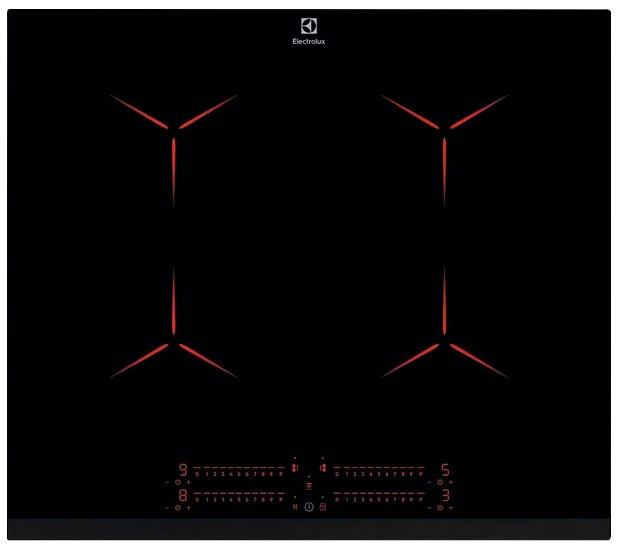 Изображение товара Электрическая варочная панель Electrolux EIP6446 59 см 4 конфорки цвет черный 529198