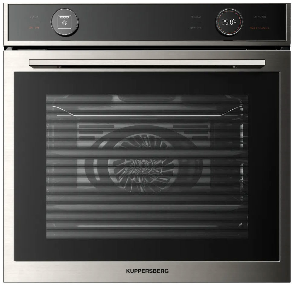 Изображение товара Встраиваемый духовий шкаф Kuppersberg HT 612 BX нержавеющая сталь 72л 12 режимов