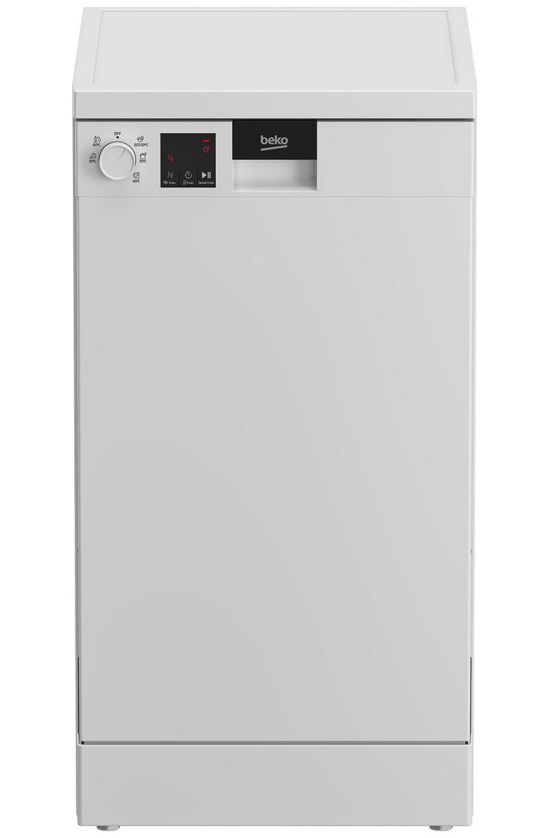 Изображение товара Отдельностоящая посудомоечная машина BEKO DVS050R01W 5 программ белый 85x44.8 см