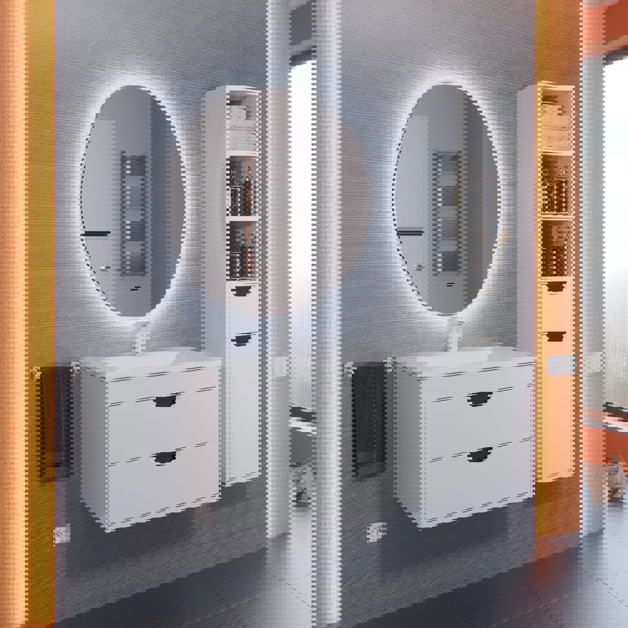 Изображение товара Зеркало с подсветкой UPERWOOD 80x80 UPD Modul с подсветкой