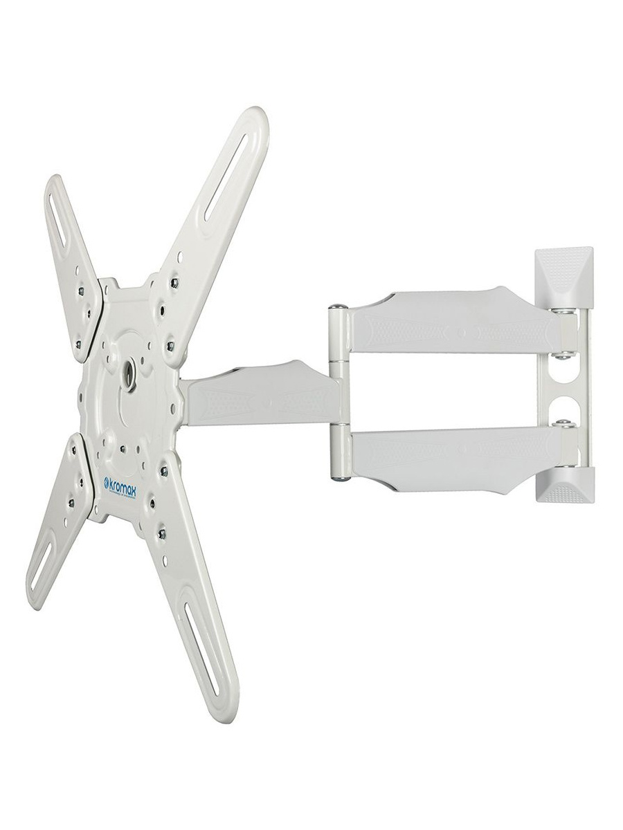 Изображение товара Кронштейн Kromax ATLANTIS-40 WHITE для 22-65 дюймов, до 40 кг, наклон и поворот