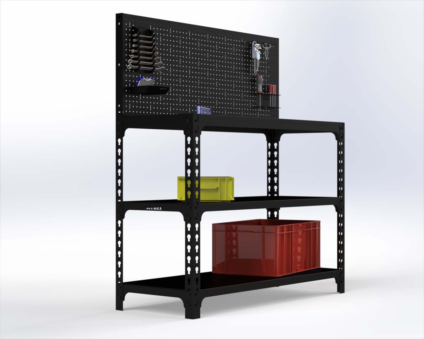 Изображение товара Стол-верстак Metalex 117227 950x1100x500 мм с аксессуарами Россия