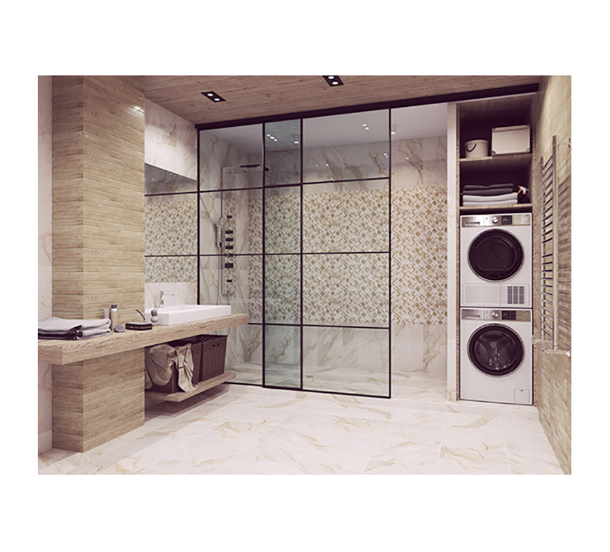 Изображение товара Напольная плитка Kerlife 123 Calacatta gold 1050 42x42см 1.23 м² цвет белый Изображение товара Напольная плитка Kerlife 123 Calacatta gold 1050 42x42см 1.23 м² цвет белый