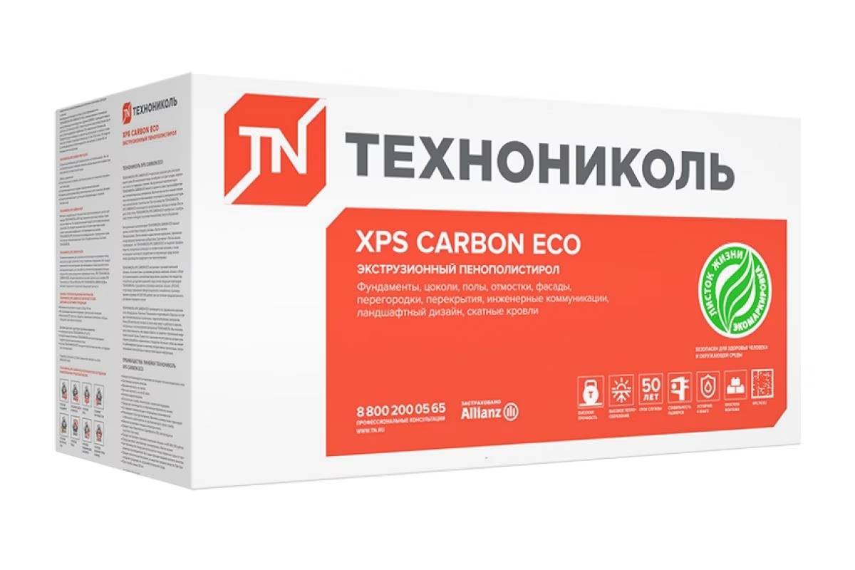Изображение товара XPS Технониколь Carbon Eco 1180x580x30мм 13шт