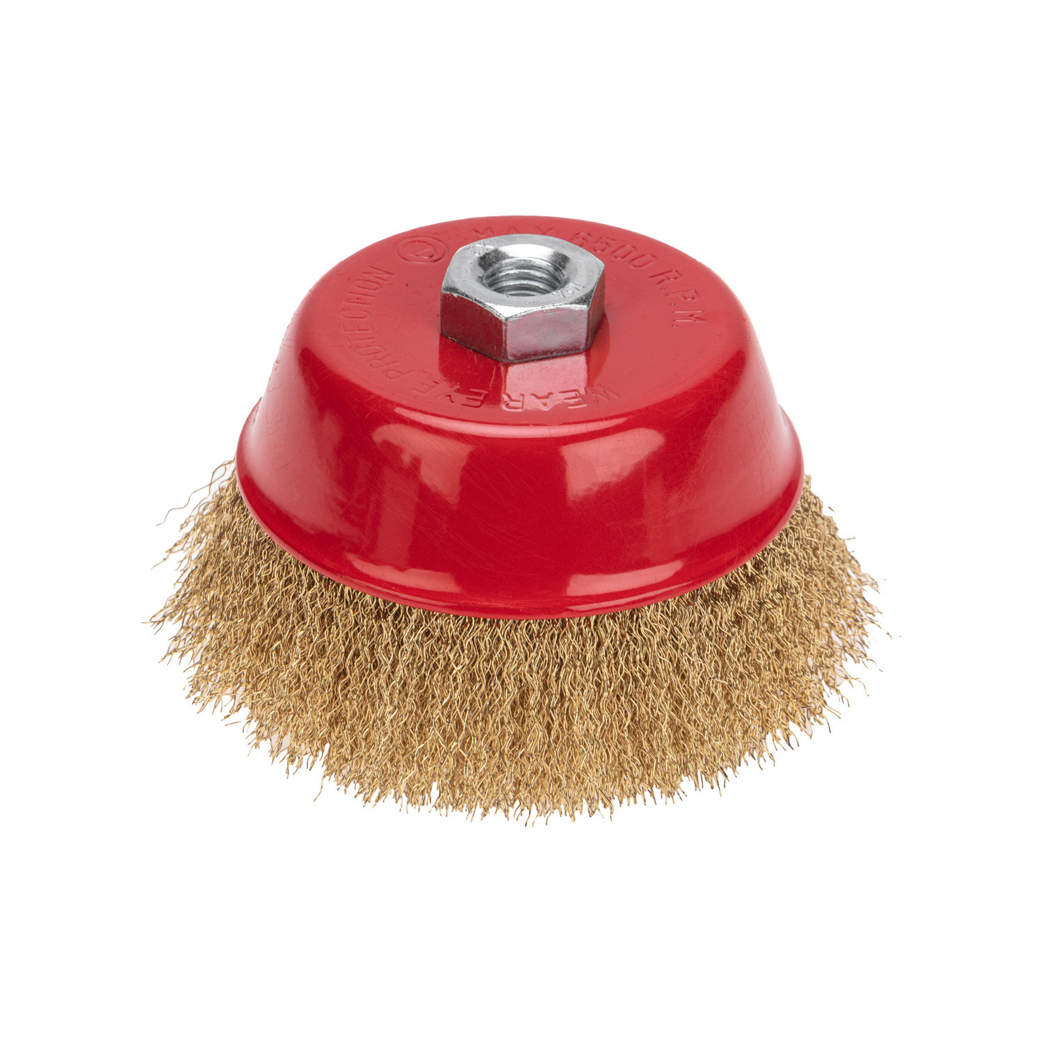 Изображение товара Кордщетка чашка для УШМ KR-91-1210 M14x125 мм латунная проволока