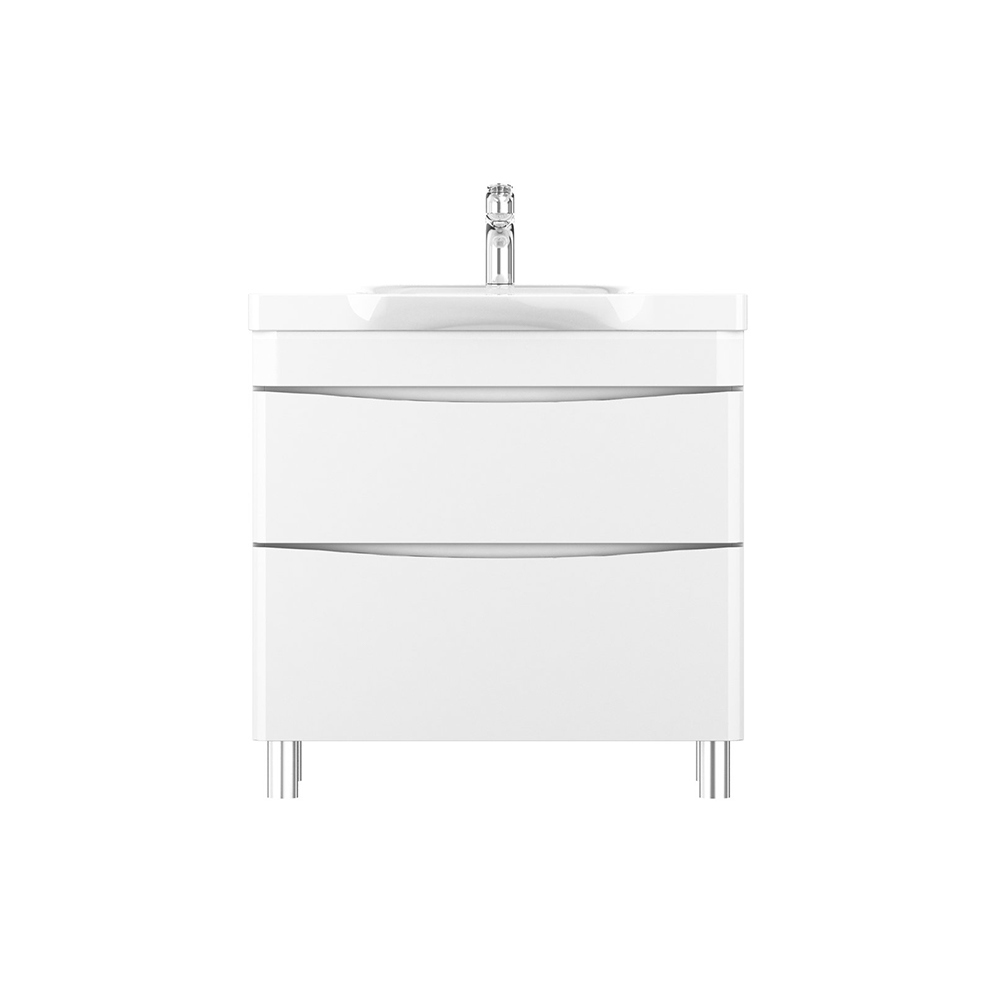 Изображение товара Подвесная тумба под раковину Am.pm M80FHX0802WC080WG-164 80 см белая Германия