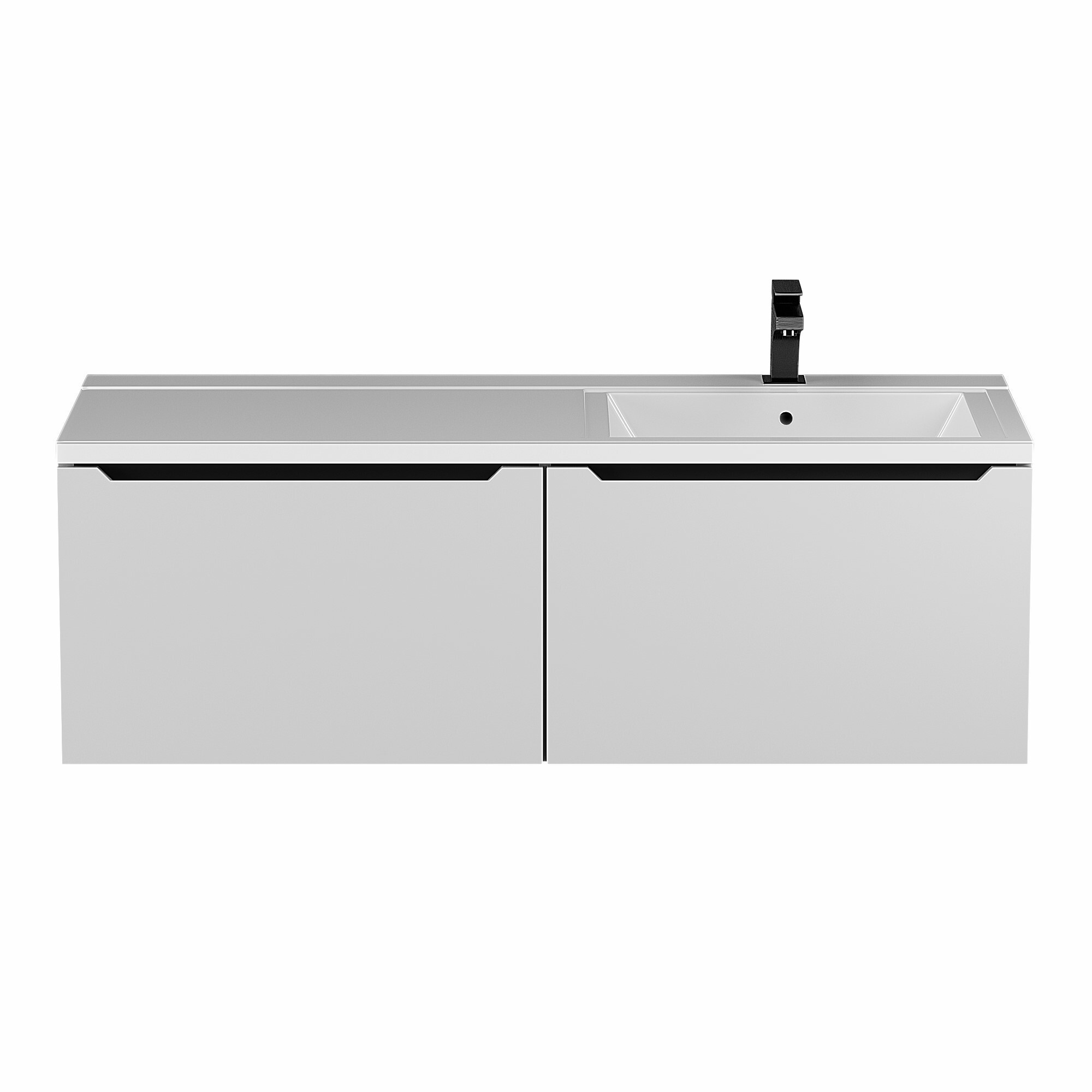 Изображение товара [Тумба под накладную раковину] UPERWOOD Tanos 291020264 120 см белая с эмалью Hesse