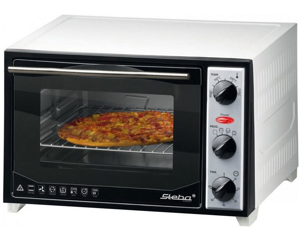 Изображение товара Электропечь 1500 Вт Steba 188502 43x35.5x28 см цвет белый, черный