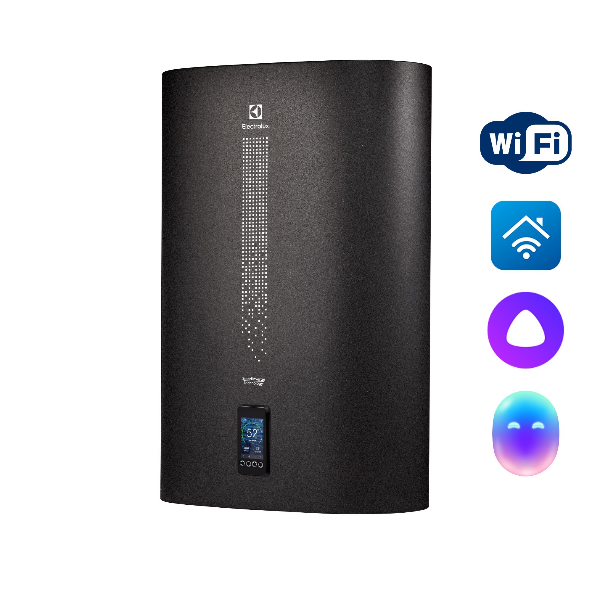 Изображение товара Накопительный водонагреватель Electrolux EWH 80 SmartInverter графит 80л Wi-Fi Tитановый анод