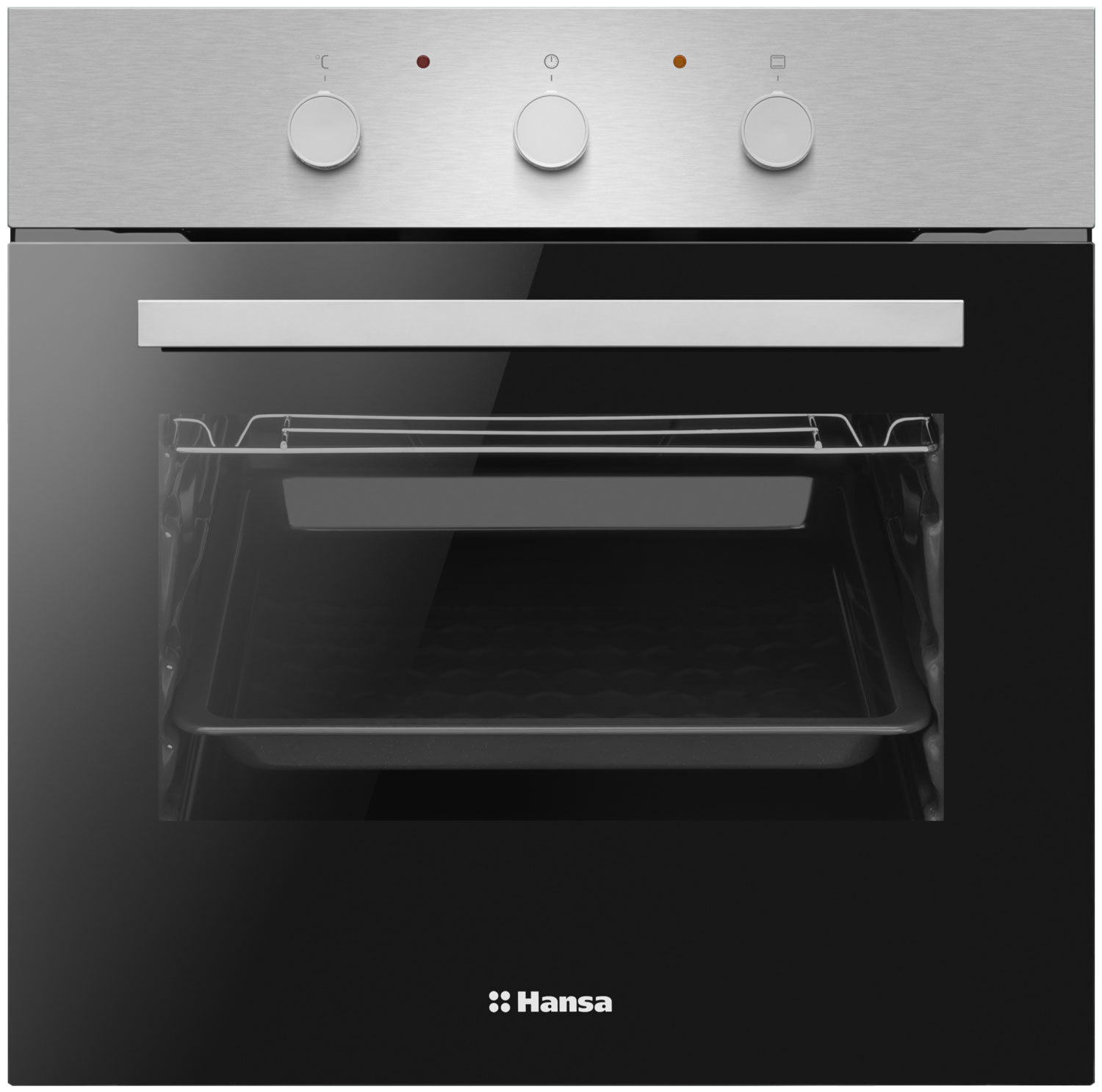 Изображение товара Встраиваемый духовой шкаф HANSA Boei64111 Quadrum 68л нерж сталь
