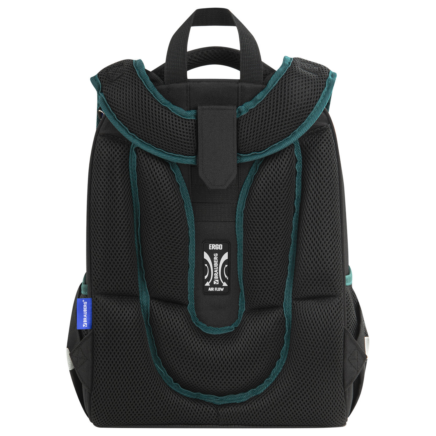 Изображение товара Рюкзак Brauberg Premium 29x38x16 см эва цвет черный/бирюзовый