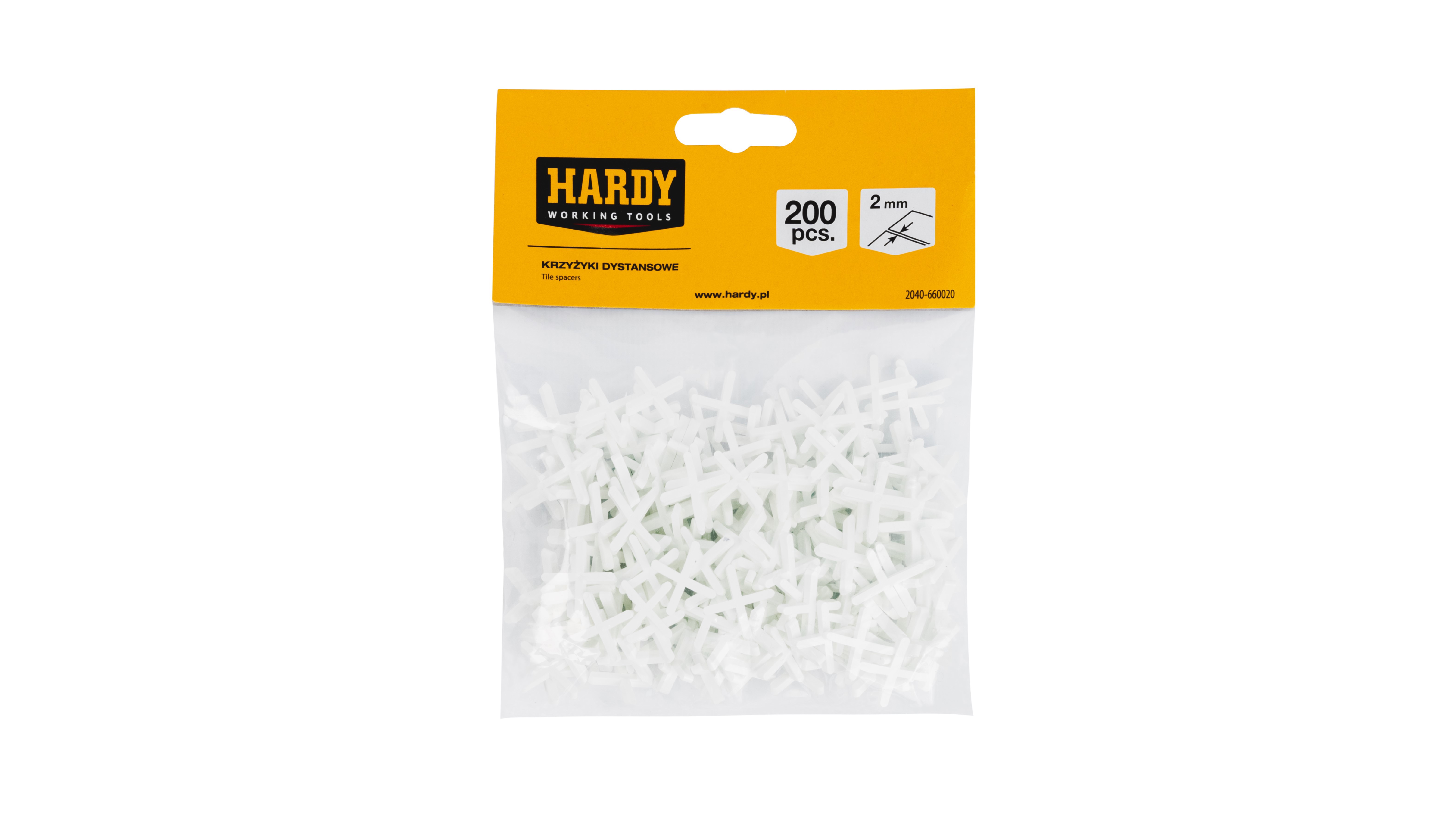 Изображение товара Крестики HARDY 2040-660020 дистанционные 2мм 200шт Изображение товара Крестики HARDY 2040-660020 дистанционные 2мм 200шт
