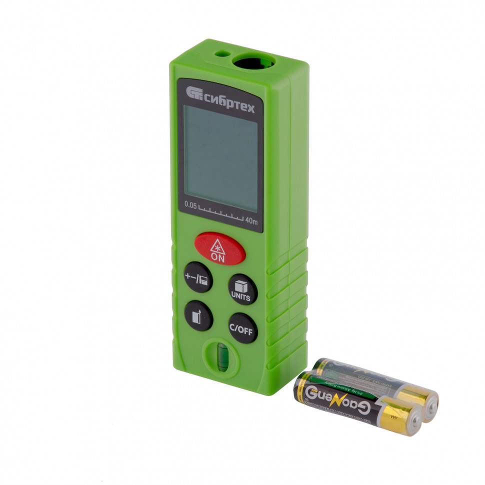 Изображение товара Лазерный дальномер Сибртех PM-40 38010 до 40 метров для строительства и ремонта
