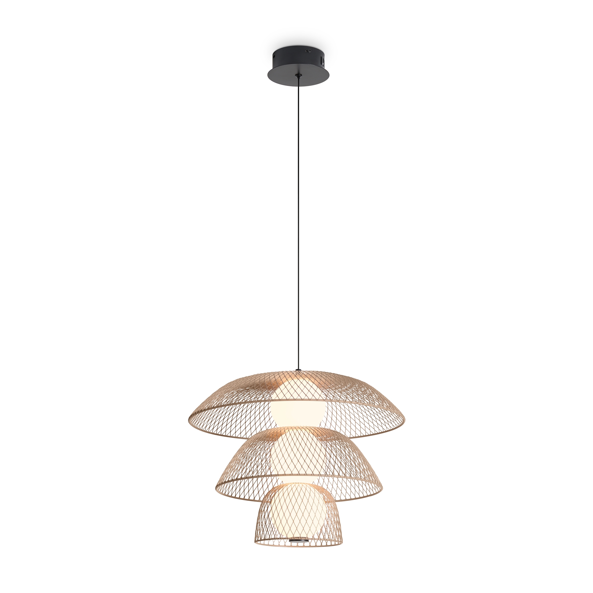 Изображение товара Светильник подвесной светодиодный Freya Harper Fr5545pl-l5bg 3 м² теплый белый (желтый) свет цвет черный