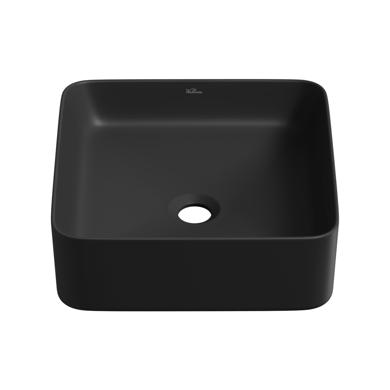 Изображение товара Раковина Wellsee Mint 38см Матовый черный