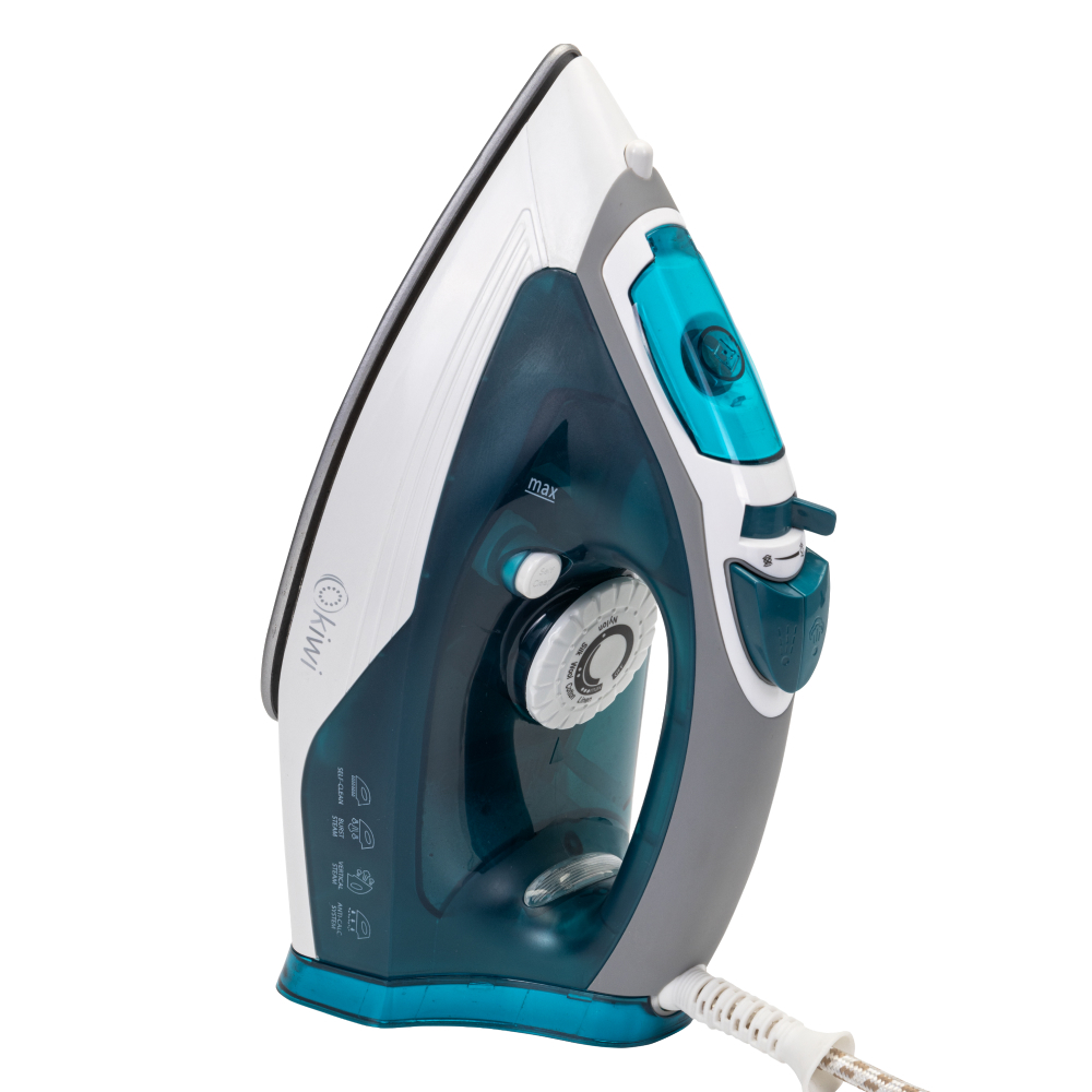 Изображение товара Утюг с отпаривателем с керамической подошвой и функцией самоочистки KIWI KSI-6319G мощность 2000 Вт