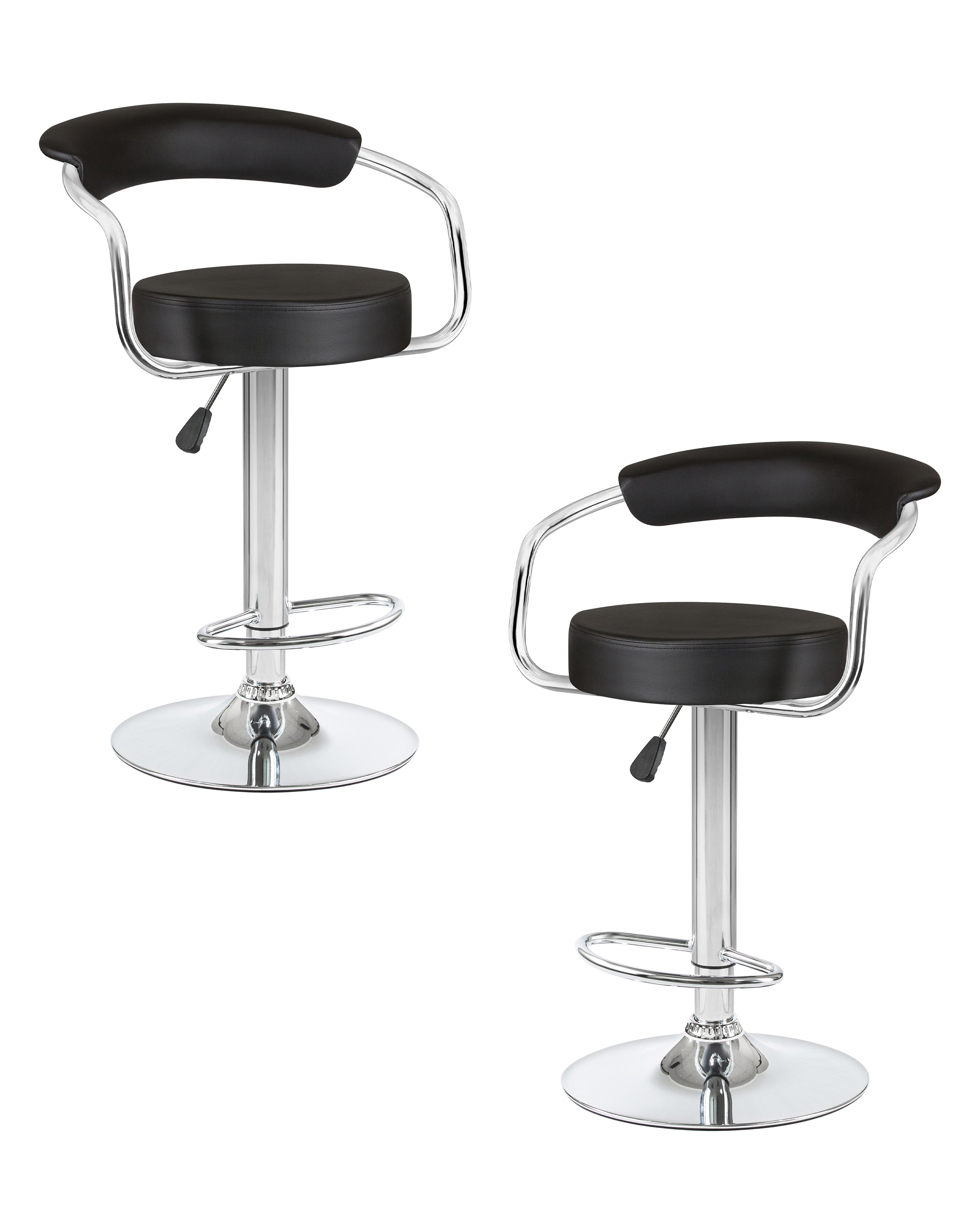 Изображение товара Барный стул Dobrin Marta lm-5013 регулируемый высотой с вращением и подлокотниками