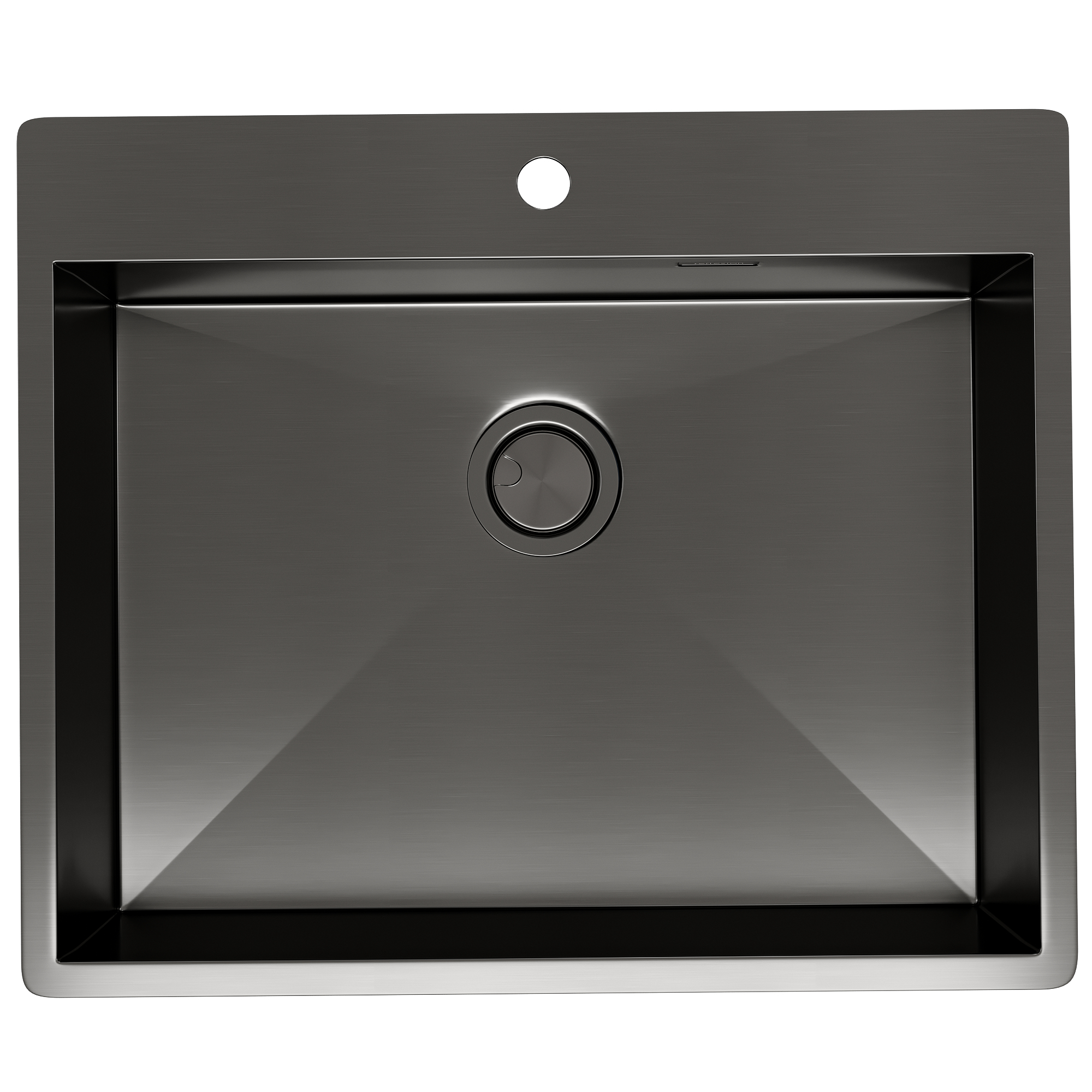 Изображение товара Кухонная мойка Reflexion Iseo RX2260BL из нержавеющей стали 60x50см с отверстием под смеситель