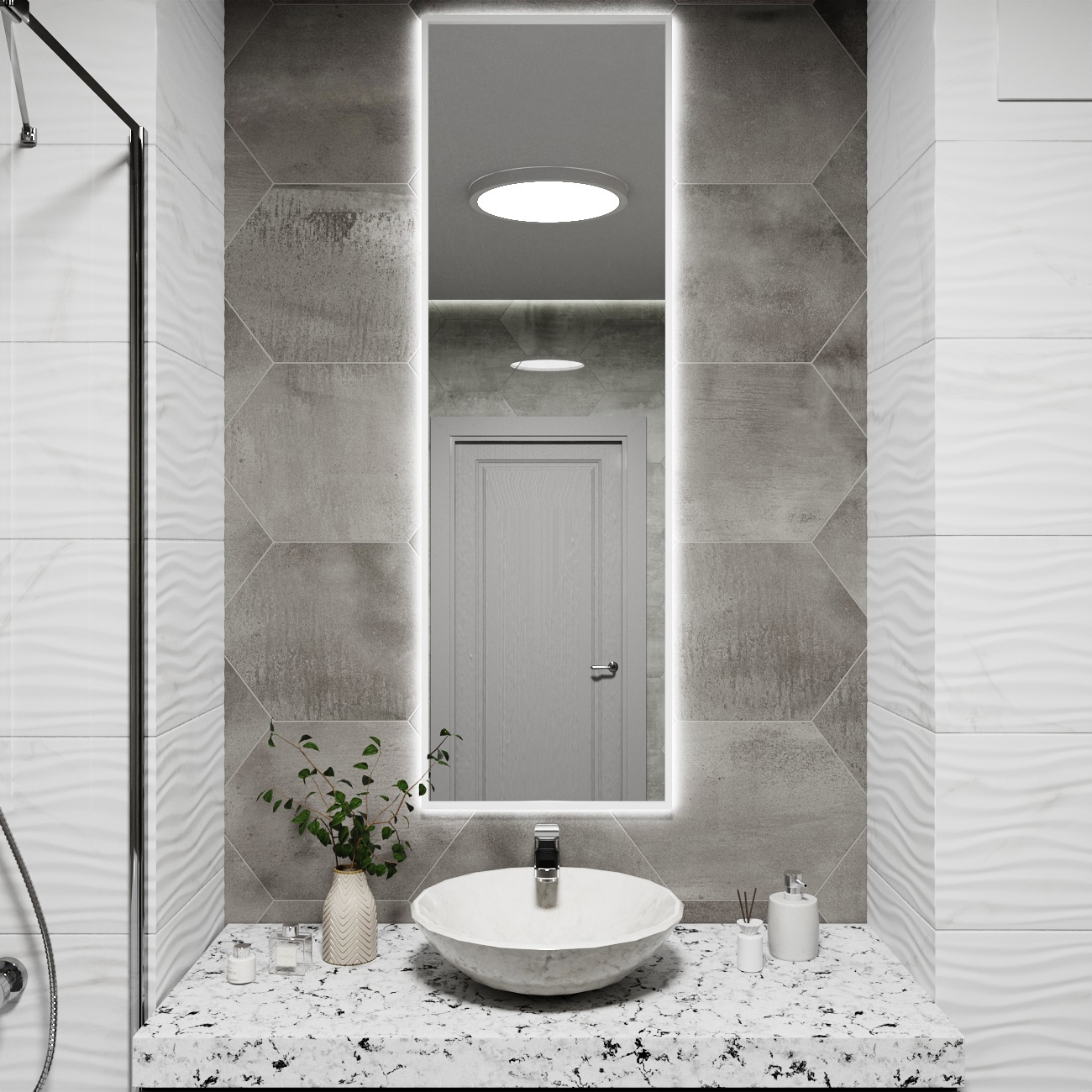 Изображение товара Зеркало со встроенной подсветкой One mirror 14040бсх 40x140 см Изображение товара Зеркало со встроенной подсветкой One mirror 14040бсх 40x140 см