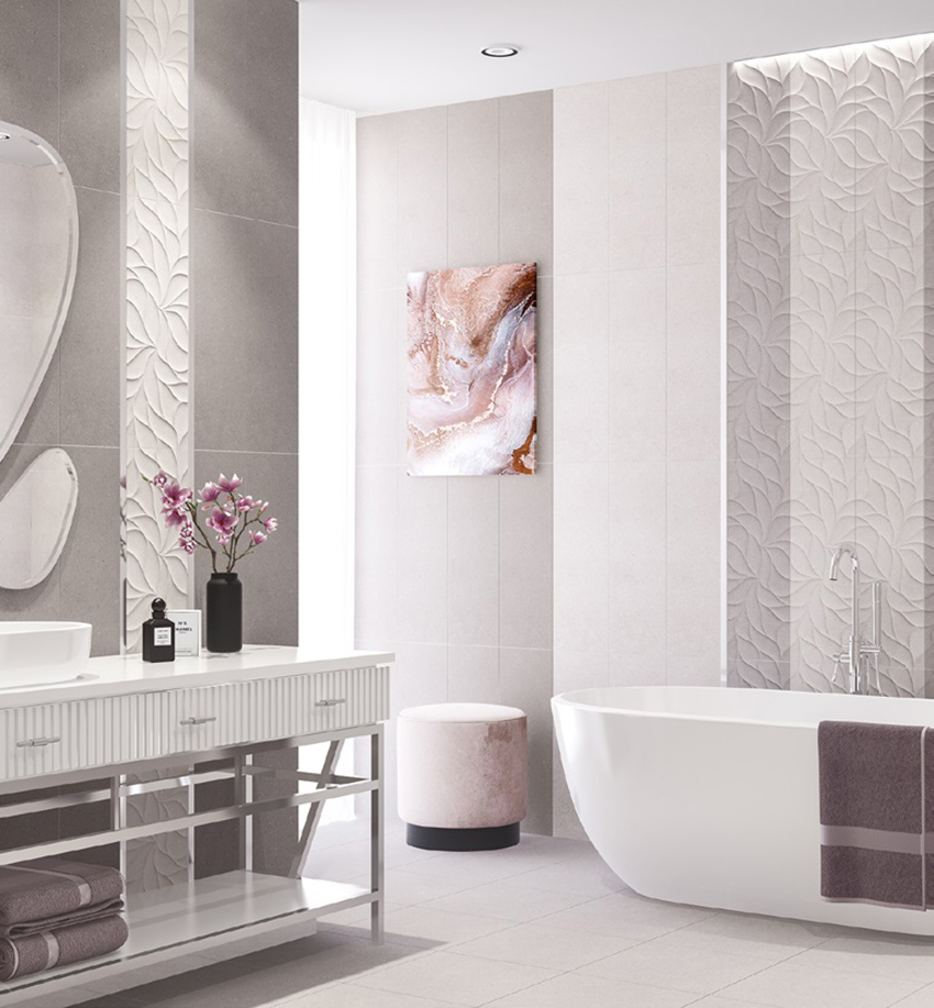 Изображение товара Плитка Eletto ceramica 506131202 24.2x70см 1.19 м² цвет серый, цена за упаковку Изображение товара Плитка Eletto ceramica 506131202 24.2x70см 1.19 м² цвет серый, цена за упаковку