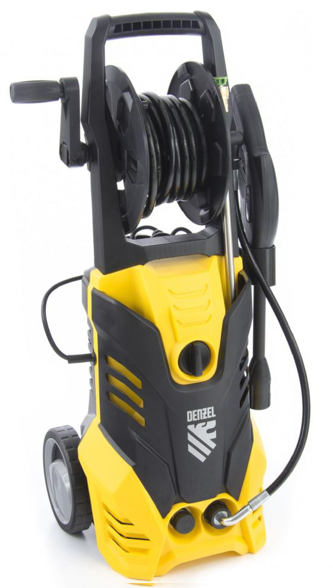 Изображение товара Мойка высокого давления Denzel R-165D 165 бар 420 л/ч мощность 2200 Вт легкая надежная