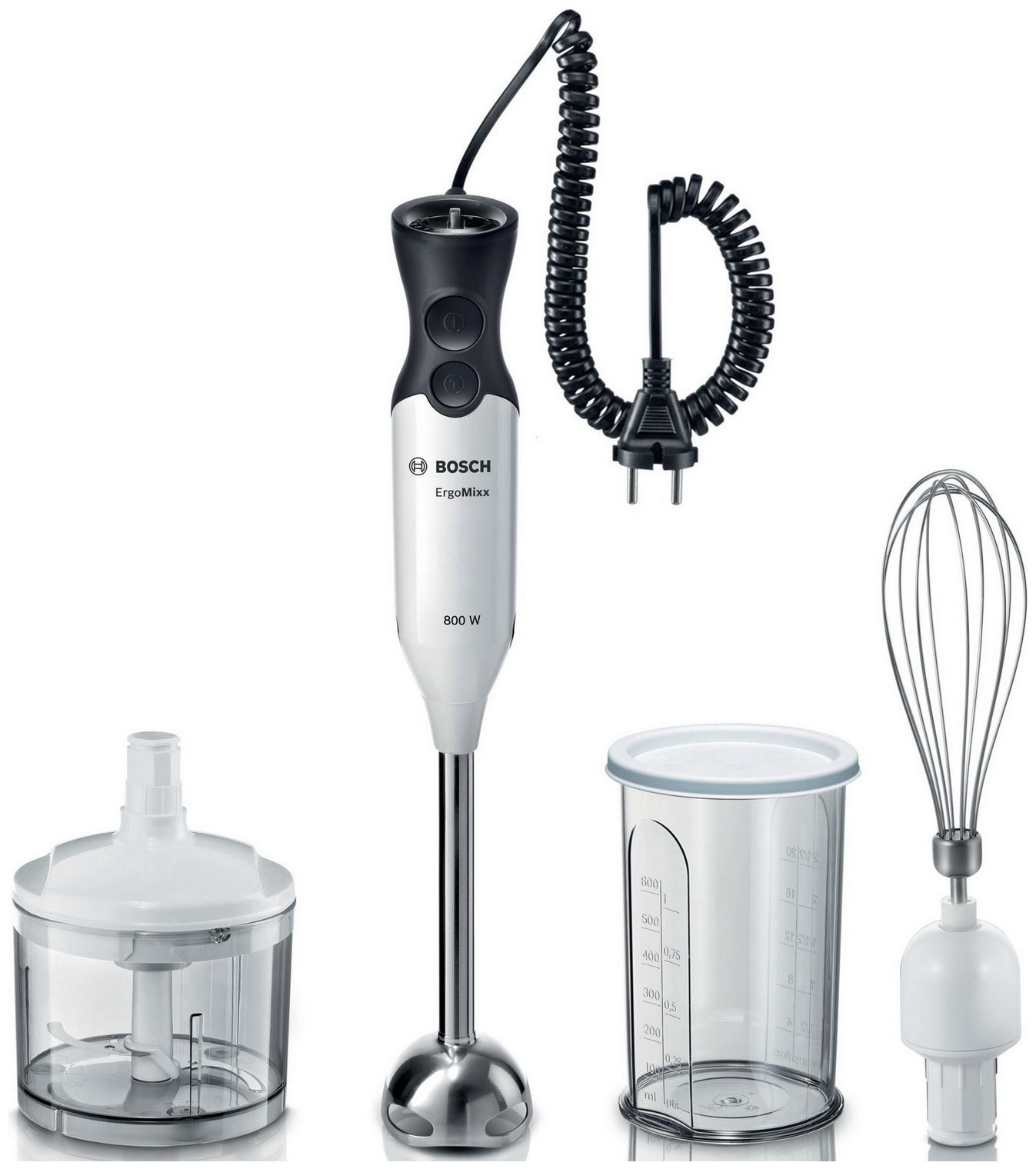 Изображение товара Погружной блендер Bosch MS6CA41H50 ErgoMixx 12 скоростей Мощный надежный