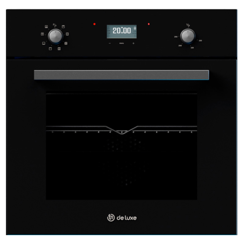 Изображение товара Встраиваемый духовой шкаф De Luxe 6009.05Эшв-047 59.50x59.50x60 см цвет черный