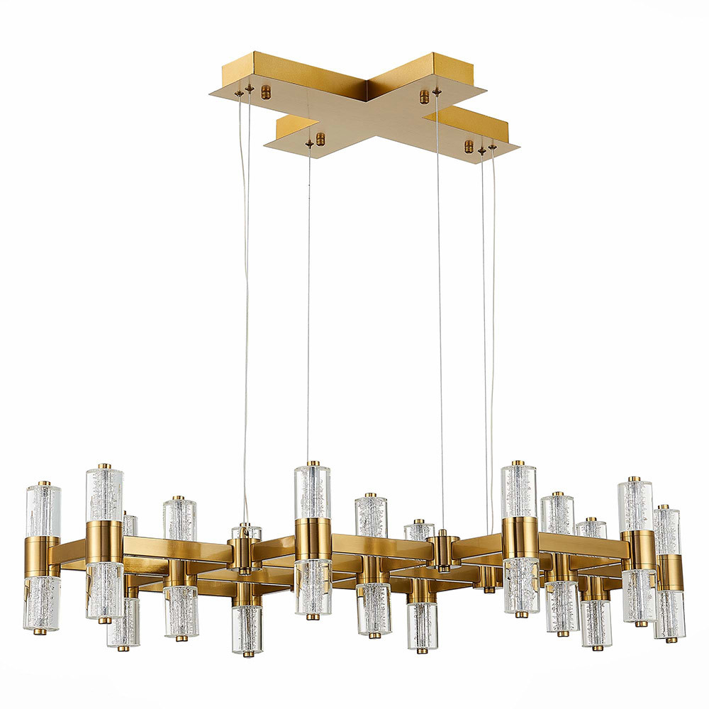Изображение товара Люстра подвесная светодиодная ST LUCE SL6007.203.26 23 м² латунь