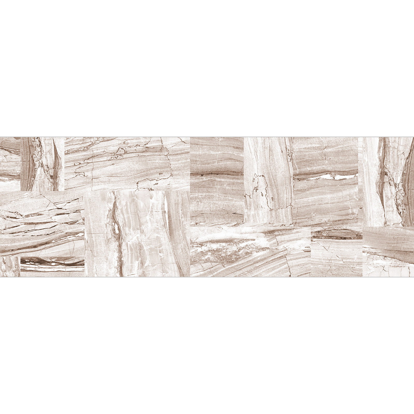 Изображение товара Настенная плитка DELACORA Boston Antique 25.3x75 глянцевая коричневая для стен внутри