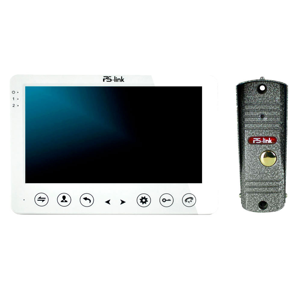 Изображение товара Комплект видеодомофона Ps-link KIT-715DP-201CR-S 7" цвет белый