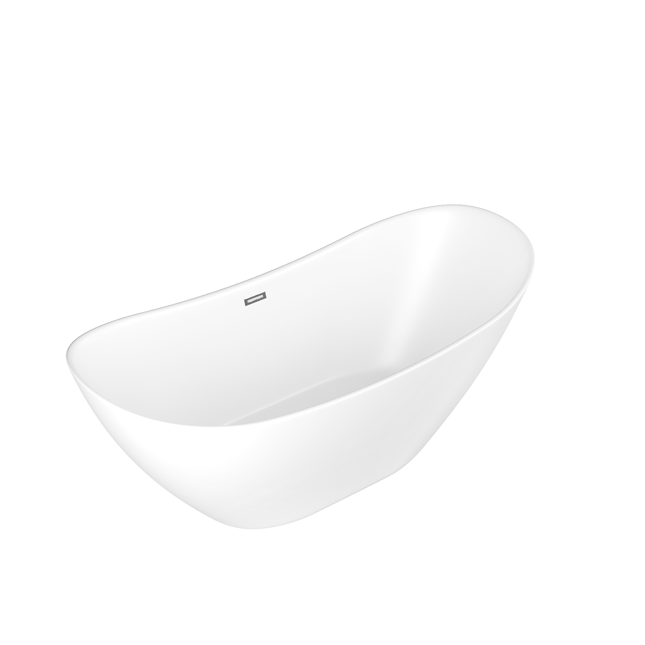 Изображение товара Отдельностоящая ванна Grossman Galaxy 180x77 см акрил белая современная стильная