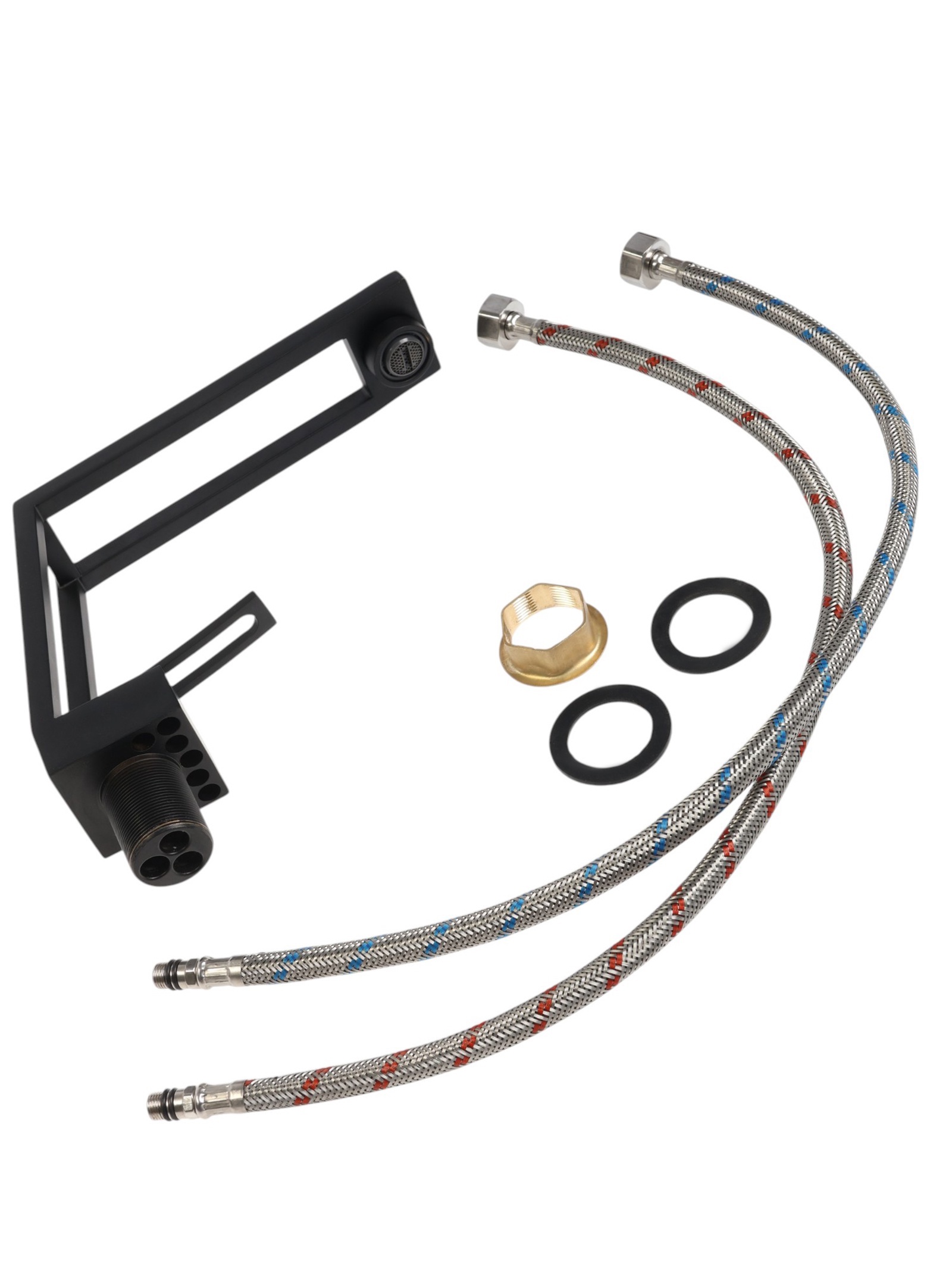 Изображение товара Смеситель для раковины Zein Z3884 однорычажный черный высота 15 см