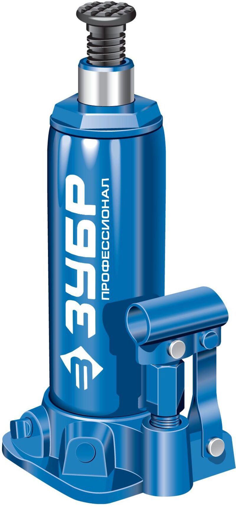 Изображение товара Домкрат бутылочный гидравлический Зубр 43060-6-K для авто 6 тонн