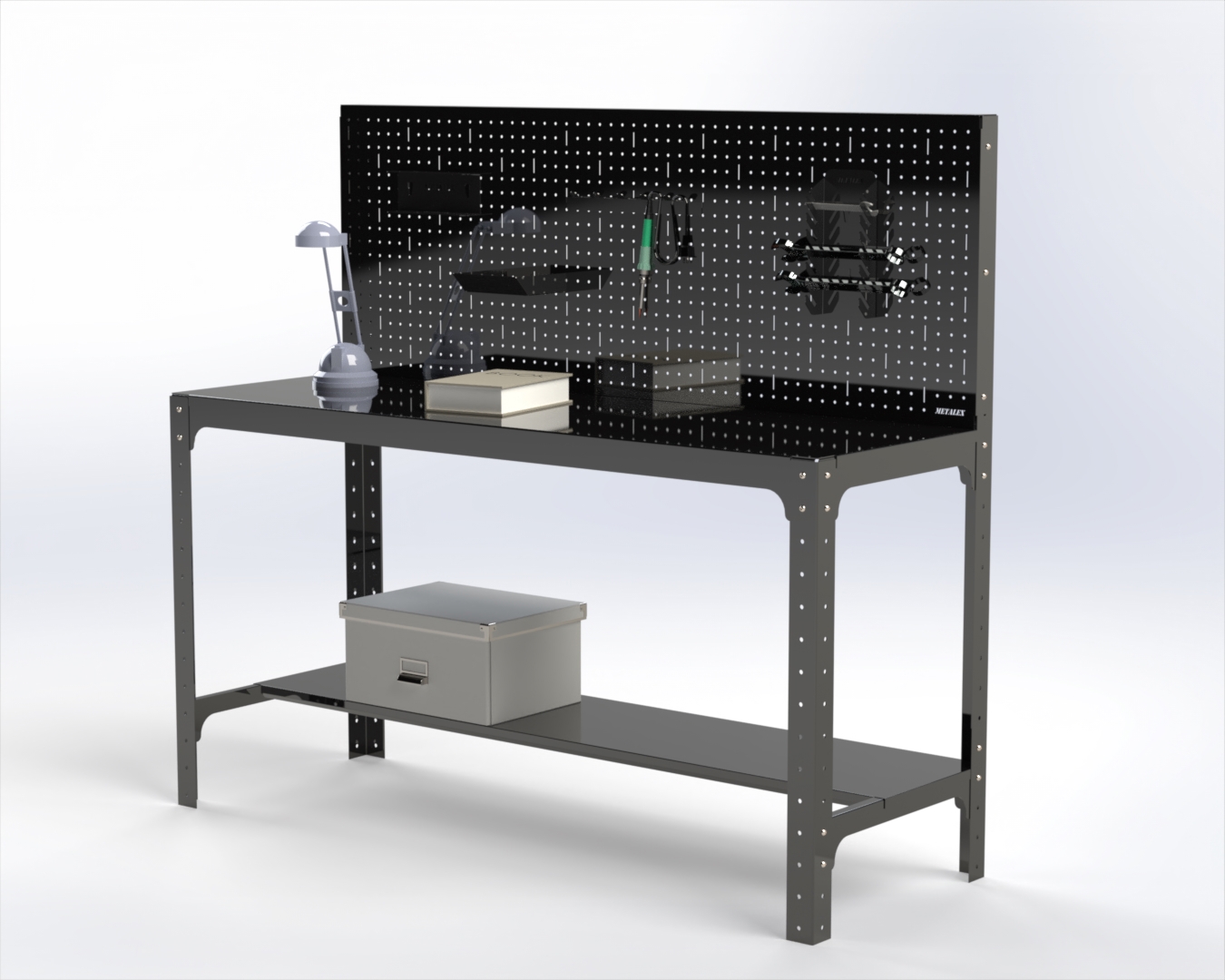 Изображение товара Стол металлический Metalex 201537, максимальная нагрузка 260 кг