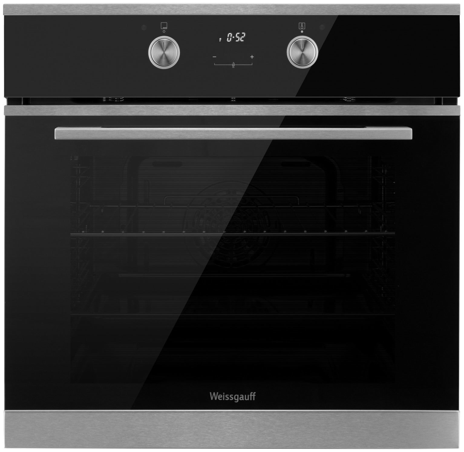 Изображение товара Встраиваемый духовой шкаф Weissgauff Eov 661 Pdx 59.50x59.50x57.50 см цвет нержавеющая сталь