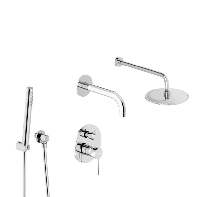 Изображение товара Душевая система Damixa 936510000 Scandinavian Pure встраиваемая цвет хром