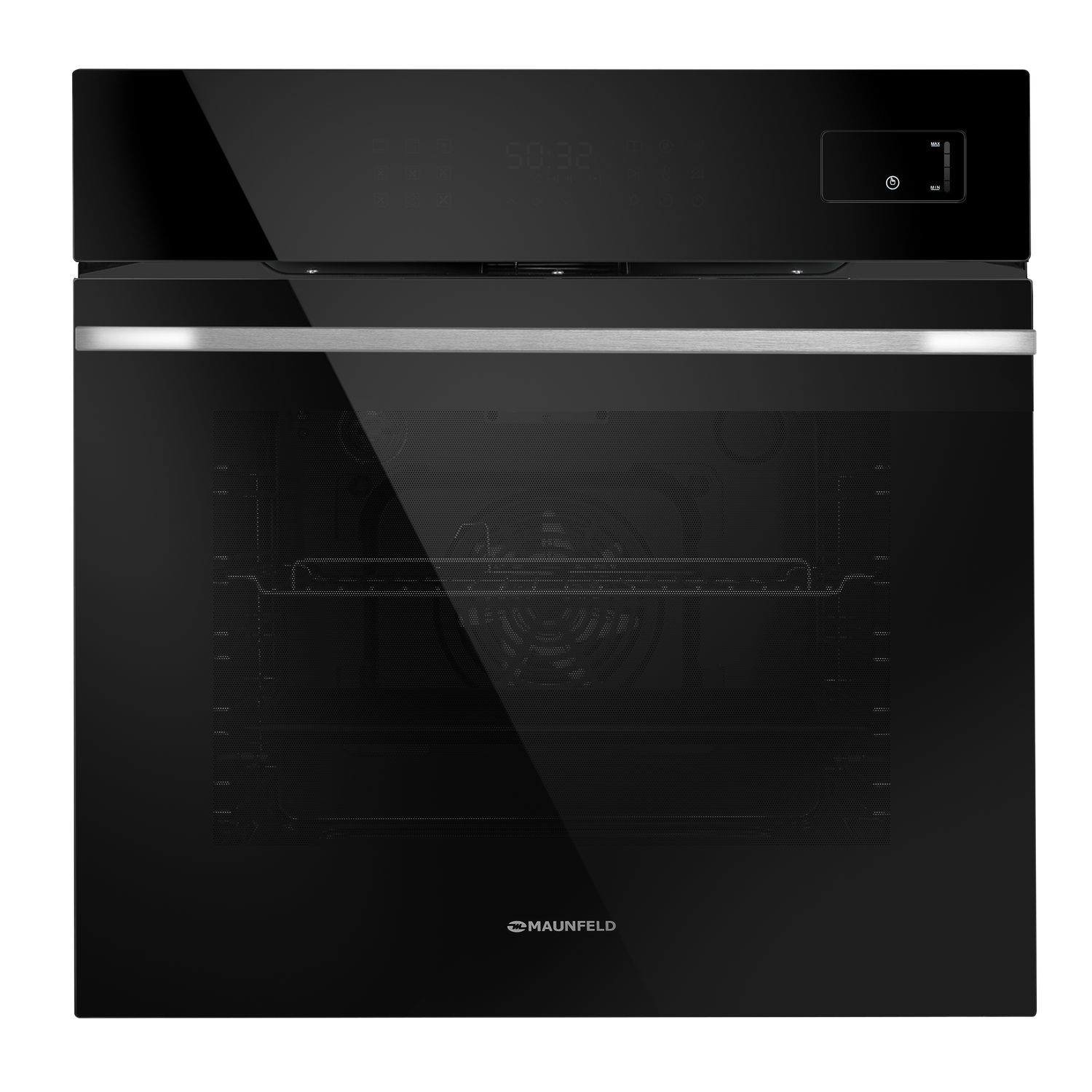 Изображение товара Встраиваемый духовой шкаф Maunfeld Eoeh7615Stb 59.50x59.50x60.50 см цвет черный