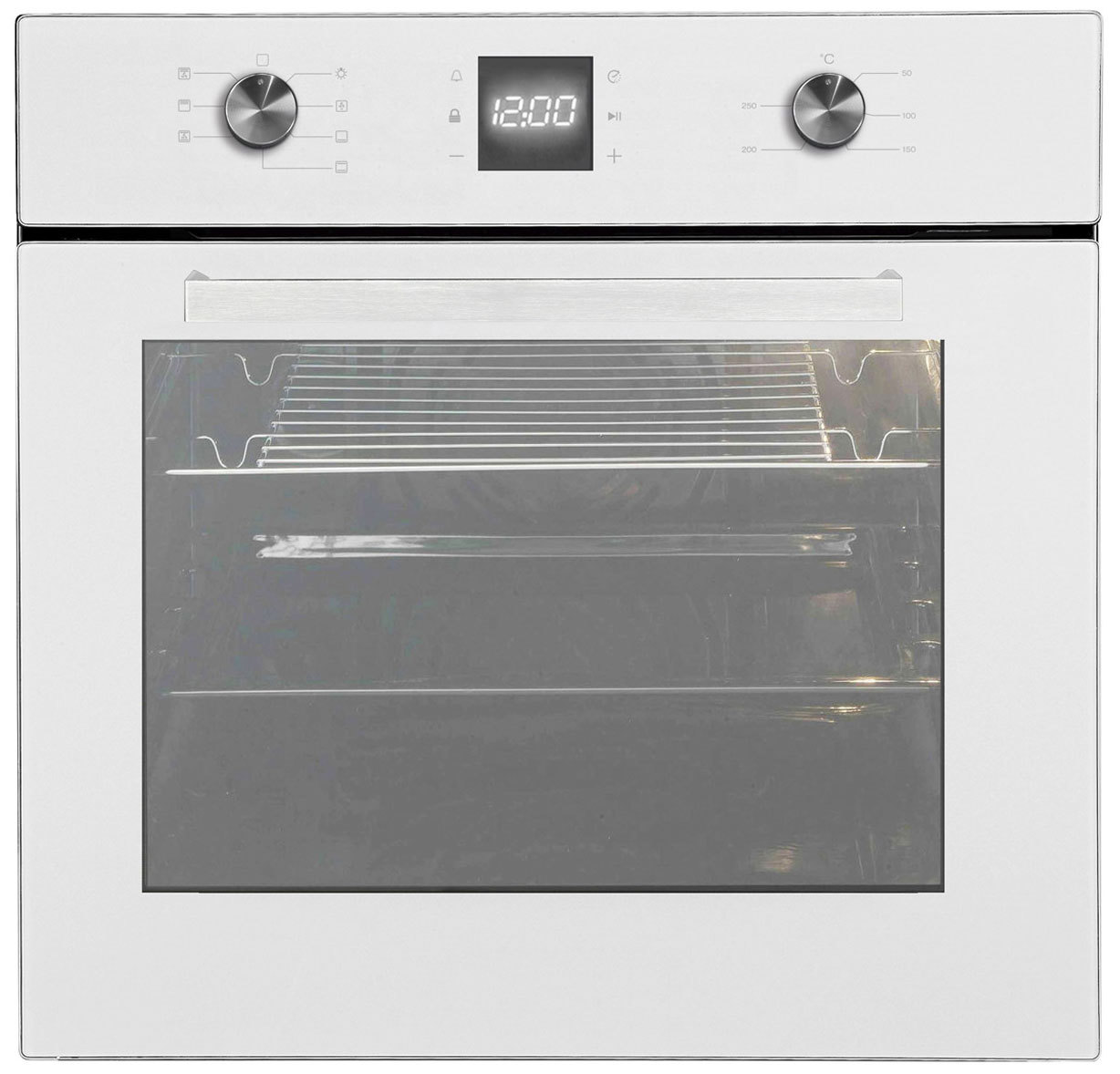 Изображение товара Встраиваемый духовой шкаф Lex Edm 071 Wh 59.50x59.50x53 см цвет белый