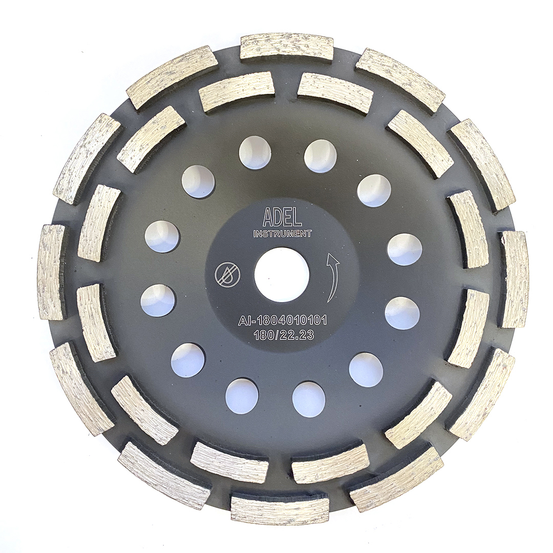 Изображение товара Чашка алмазная двухрядная по бетону Adel Instrument 180мм AI-1804010101