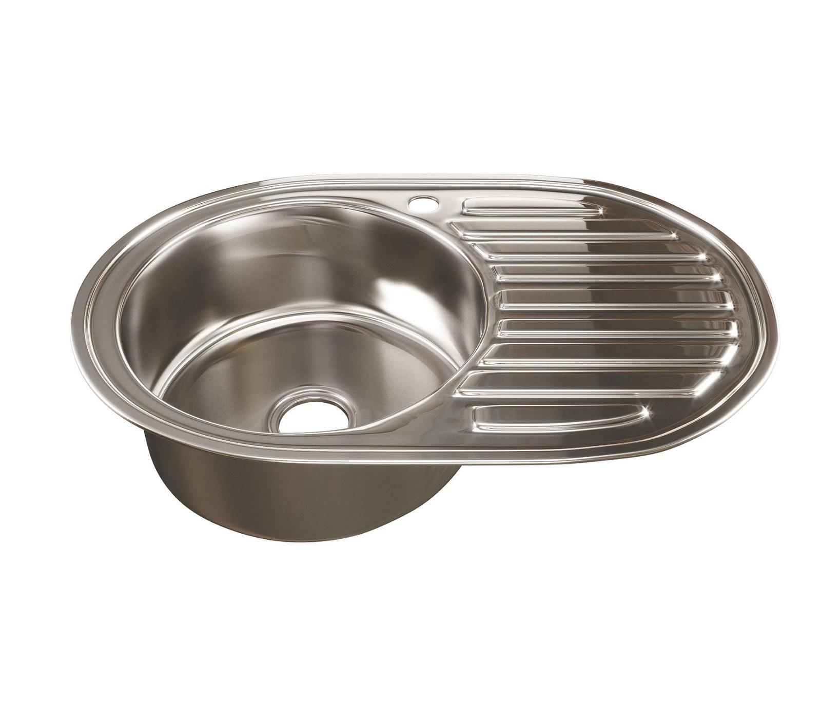 Изображение товара Врезная кухонная мойка Mixline 528188 50x77 см нержавеющая сталь серый