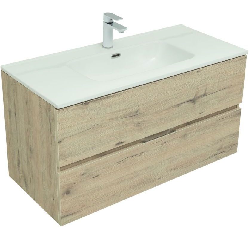 Изображение товара Тумба под раковину Aquanet Алвита New 100 см белая подвесная