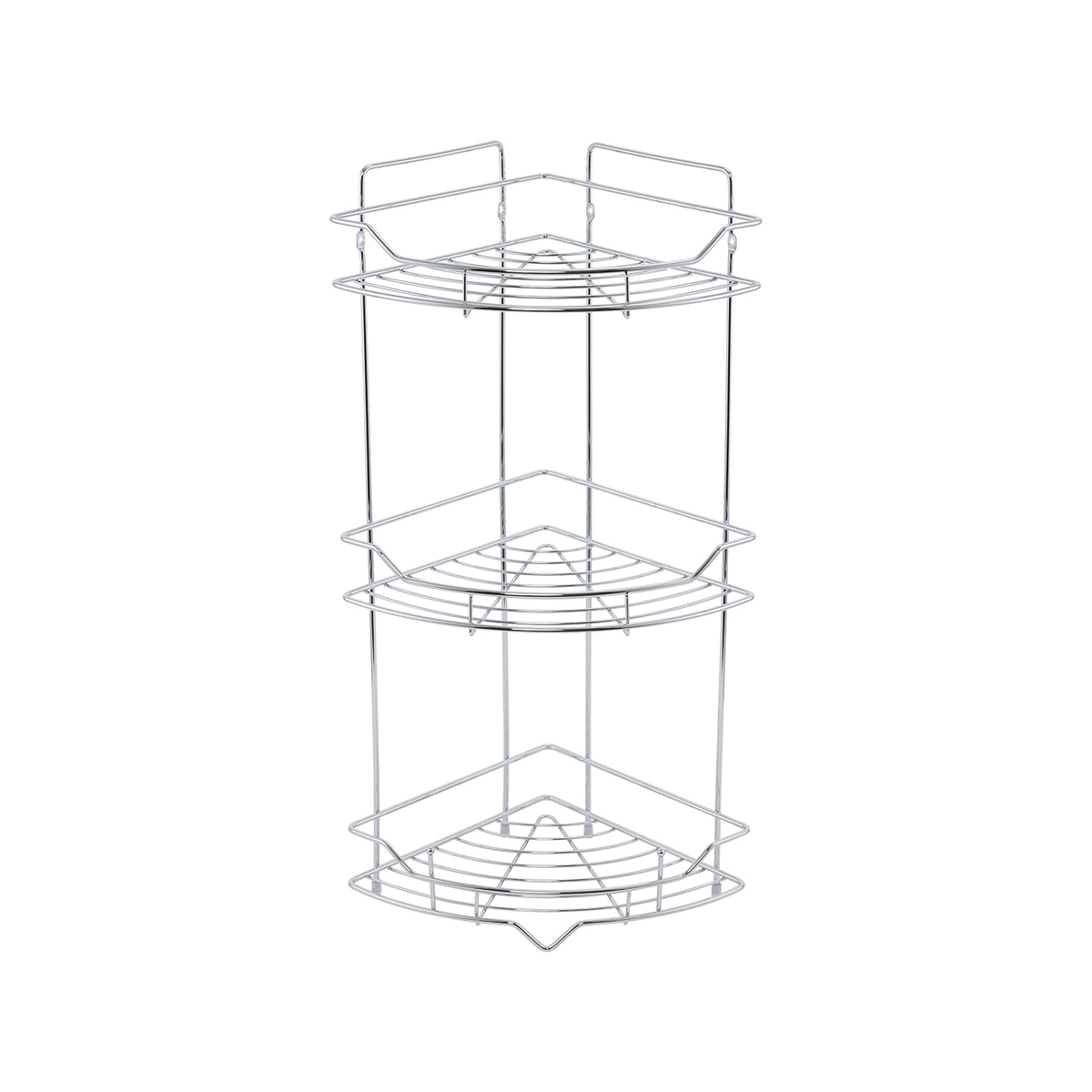 Изображение товара Полка для ванной комнаты Milardo GRICC3CM44 3 полки цвет хром