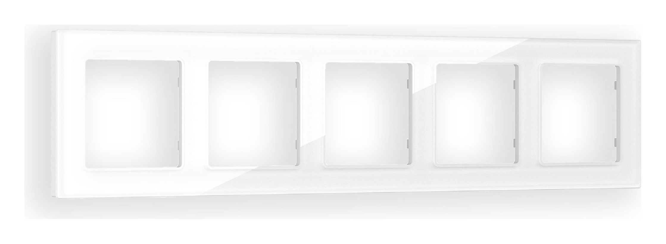 Изображение товара Рамка для розеток и выключателей Ambrella Volt Alfa Platos AF330105 белая