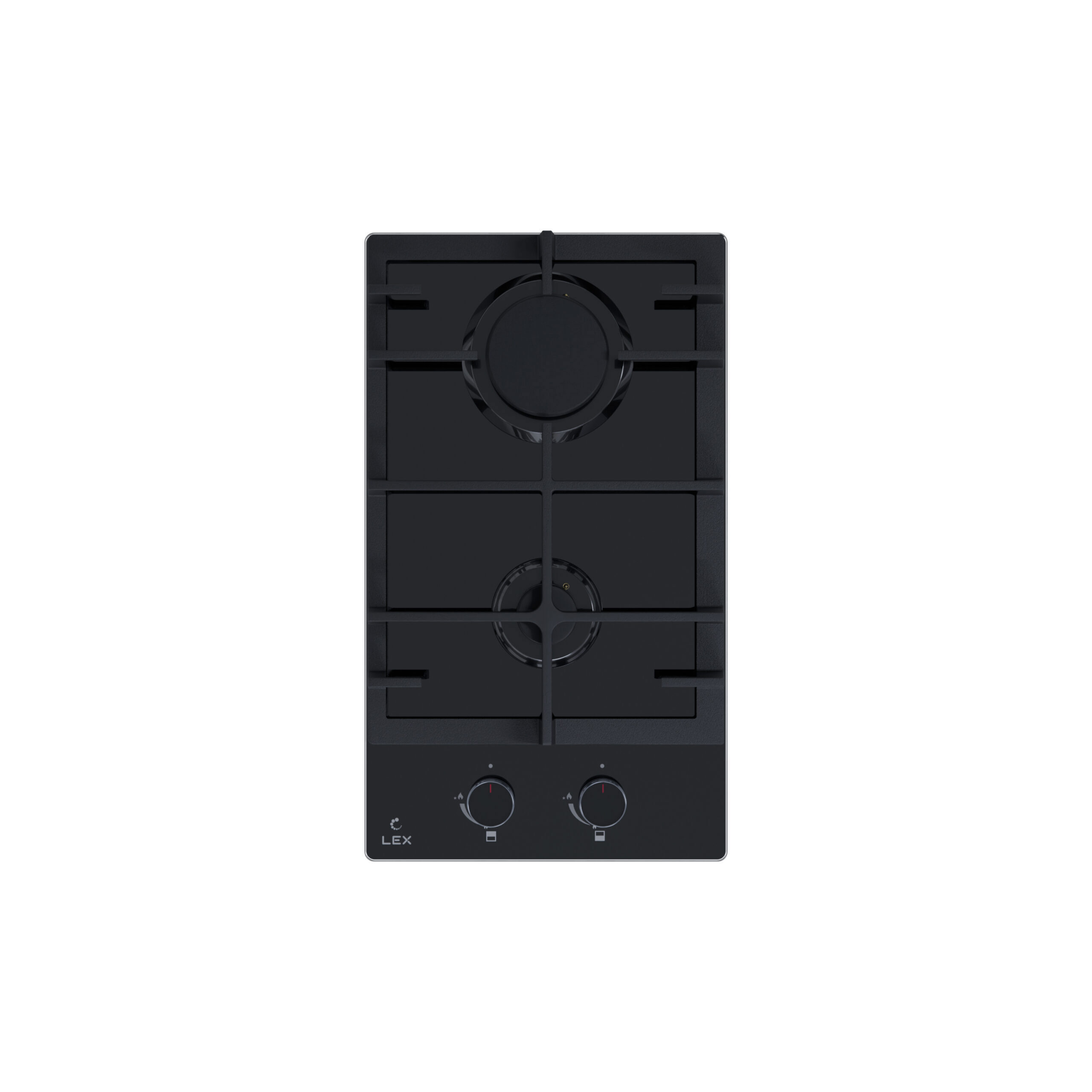 Изображение товара Газовая варочная панель Lex GVG 325 BBL 30 см 2 конфорки черный