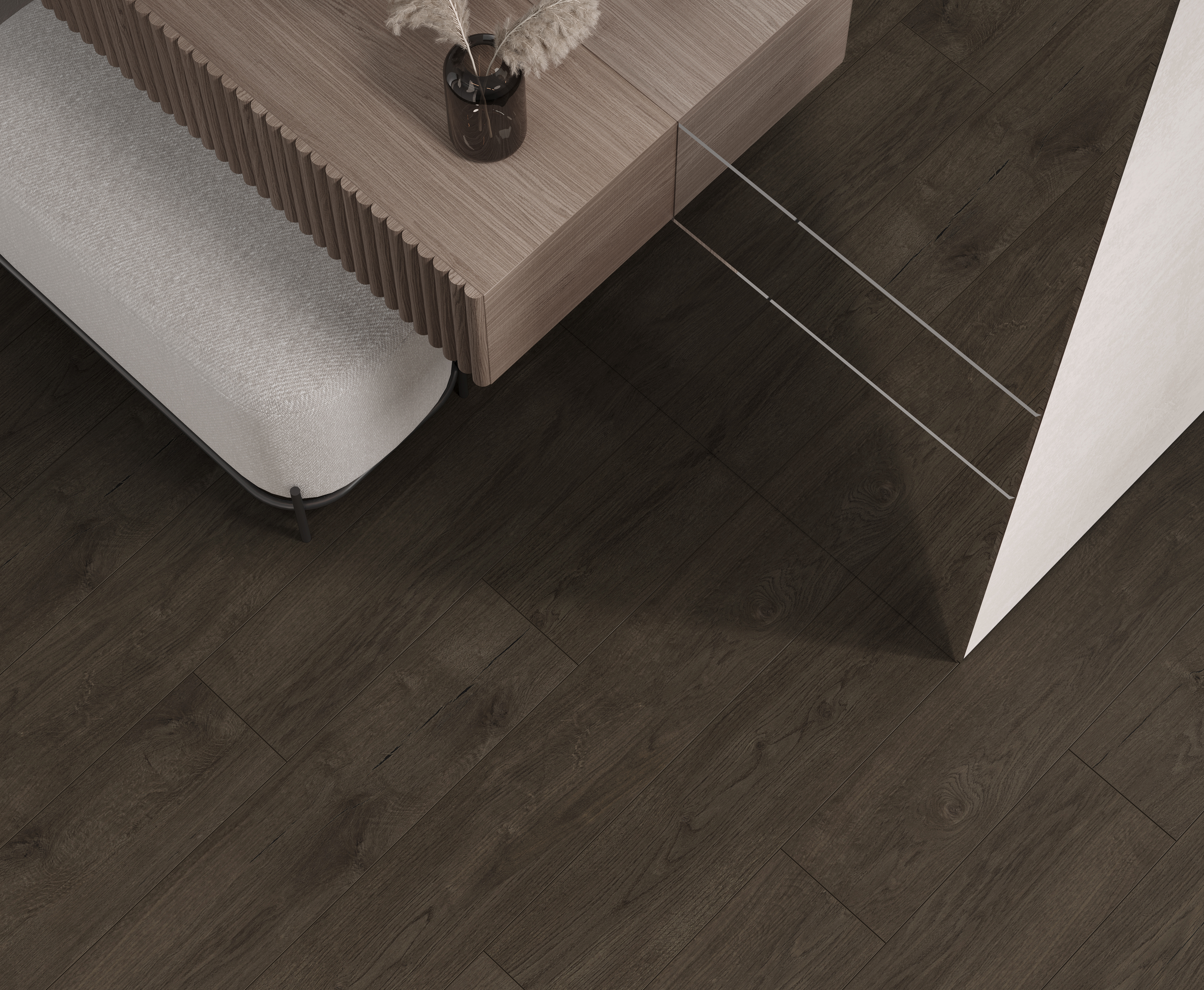 Изображение товара Керамогранит Laparet Vita коричневого цвета 119.7x19.7 см 1.44 м² для стен и пола