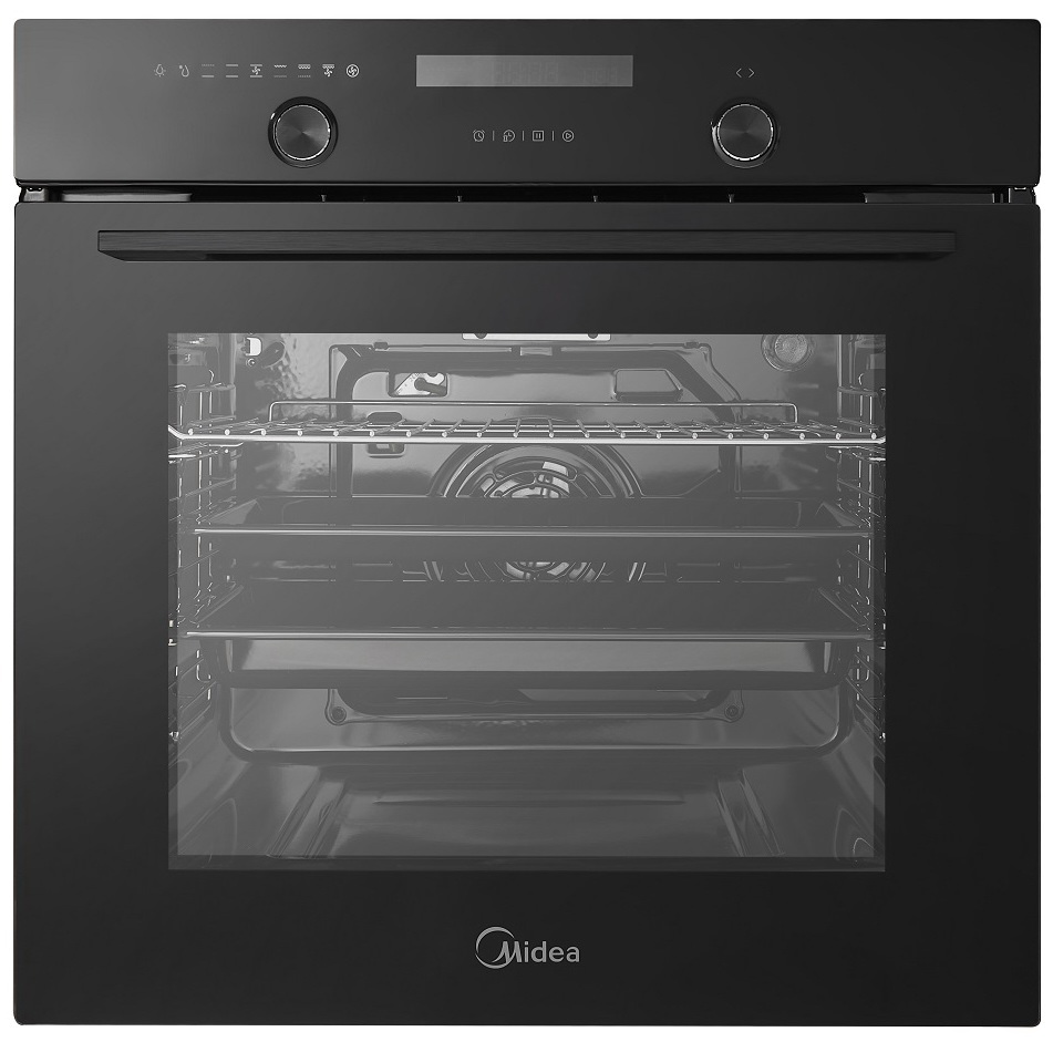 Изображение товара Встраиваемый духовой шкаф Midea 693936 MO78107CGB 59.5х59.5х57.5 см цвет черный