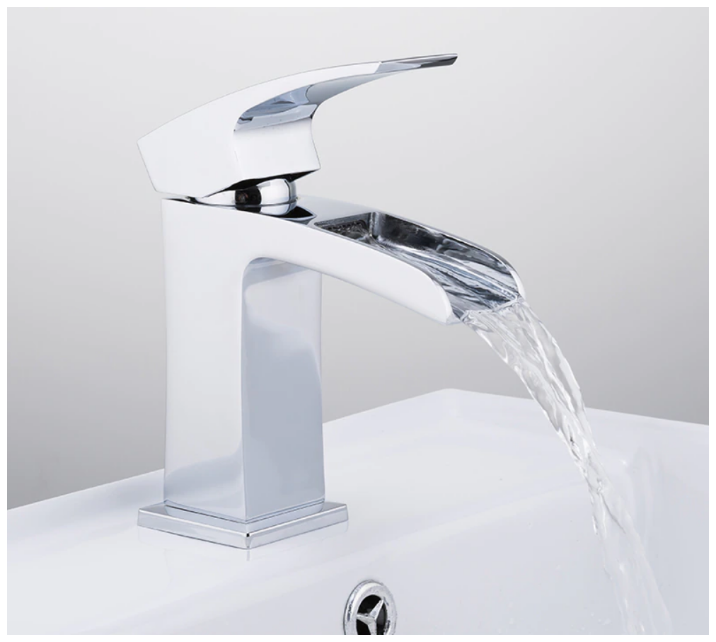 Изображение товара Смеситель для раковины Gappo G1007-20 хром рычажный надежный высокого качества