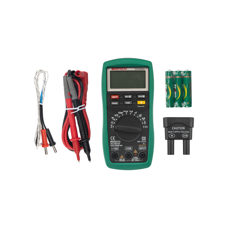 Изображение товара Цифровой универсальный мультиметр Mastech MS8221C с подсветкой и автопределением